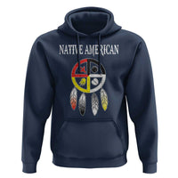 Native American Hoodie Medicine Wheel Dreamcatcher Spirit Animal Paws