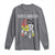 Native American Long Sleeve Shirt Medicine Wheel Dreamcatcher Spirit Animal Paws - Wonder Print Shop