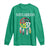 Native American Long Sleeve Shirt Medicine Wheel Dreamcatcher Spirit Animal Paws - Wonder Print Shop