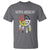 Native American T Shirt Medicine Wheel Dreamcatcher Spirit Animal Paws - Wonder Print Shop