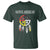 Native American T Shirt Medicine Wheel Dreamcatcher Spirit Animal Paws - Wonder Print Shop
