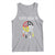 Native American Tank Top Medicine Wheel Dreamcatcher Spirit Animal Paws - Wonder Print Shop