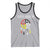 Native American Tank Top Medicine Wheel Dreamcatcher Spirit Animal Paws - Wonder Print Shop