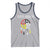 Native American Tank Top Medicine Wheel Dreamcatcher Spirit Animal Paws - Wonder Print Shop