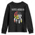 Native American Youth Sweatshirt Medicine Wheel Dreamcatcher Spirit Animal Paws - Wonder Print Shop