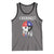Cherokee Tank Top Native American Tribes Medicine Wheel Dreamcatcher Spirit Animal Paws - Wonder Print Shop
