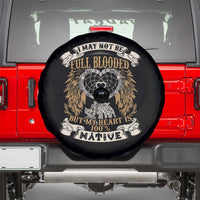 Native American Spare Tire Cover I May Not Be Full Blooded But My Heart Is 100% Native Dreamcatcher - Wonder Print Shop