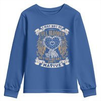 Native American Youth Sweatshirt I May Not Be Full Blooded But My Heart Is 100% Native Dreamcatcher - Wonder Print Shop
