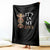 Native American Throw Blanket It's In My DNA Totem Indigenous USA - Wonder Print Shop