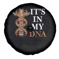 Native American Spare Tire Cover It's In My DNA Totem Indigenous USA - Wonder Print Shop
