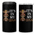 Native American 4 in 1 Can Cooler Tumbler It's In My DNA Totem Indigenous USA - Wonder Print Shop