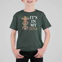 Native American T Shirt For Kid It's In My DNA Totem Indigenous USA - Wonder Print Shop