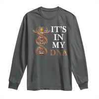 Native American Long Sleeve Shirt It's In My DNA Totem Indigenous USA - Wonder Print Shop