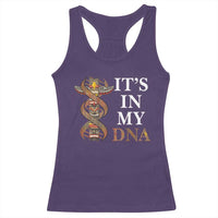 Native American Racerback Tank Top It's In My DNA Totem Indigenous USA - Wonder Print Shop