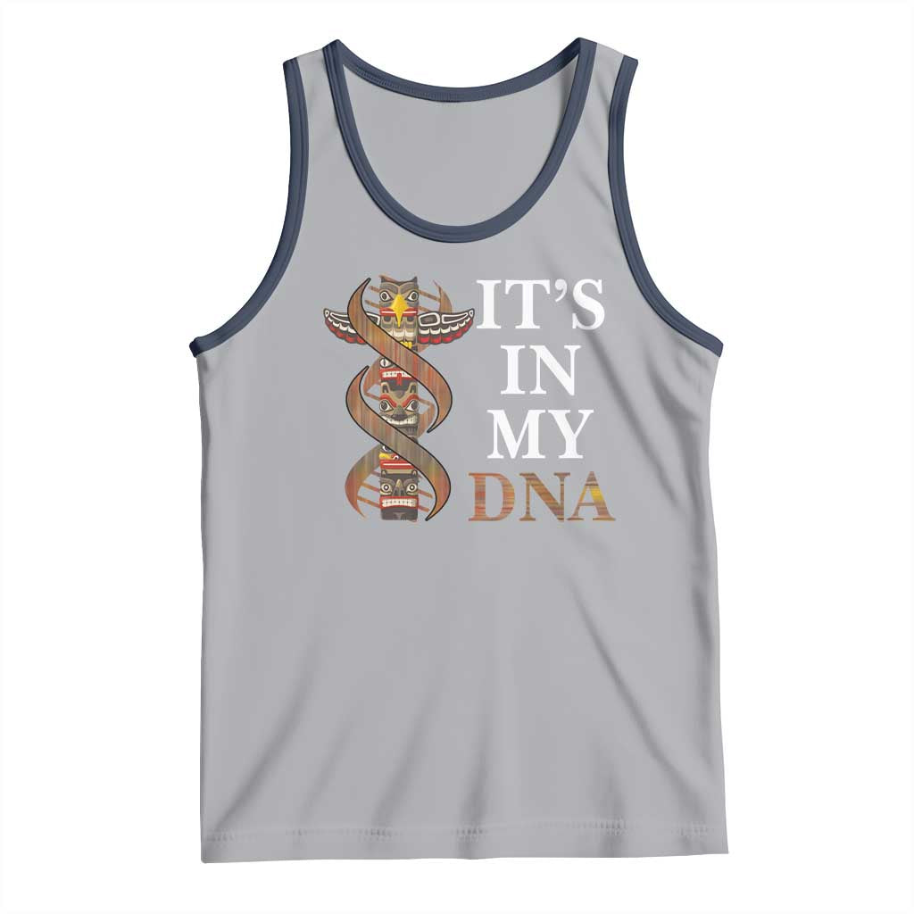 Native American Tank Top It's In My DNA Totem Indigenous USA - Wonder Print Shop