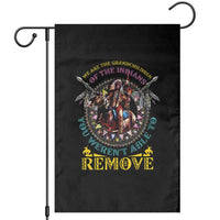 Native American Garden Flag We Are The Grandchildren Of The Indians Indigenous Warrior - Wonder Print Shop