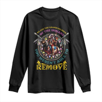 Native American Long Sleeve Shirt We Are The Grandchildren Of The Indians Indigenous Warrior - Wonder Print Shop