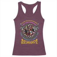 Native American Racerback Tank Top We Are The Grandchildren Of The Indians Indigenous Warrior - Wonder Print Shop