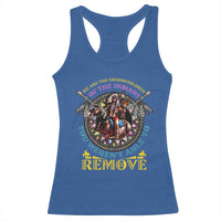 Native American Racerback Tank Top We Are The Grandchildren Of The Indians Indigenous Warrior - Wonder Print Shop