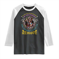 Native American Raglan Shirt We Are The Grandchildren Of The Indians Indigenous Warrior - Wonder Print Shop