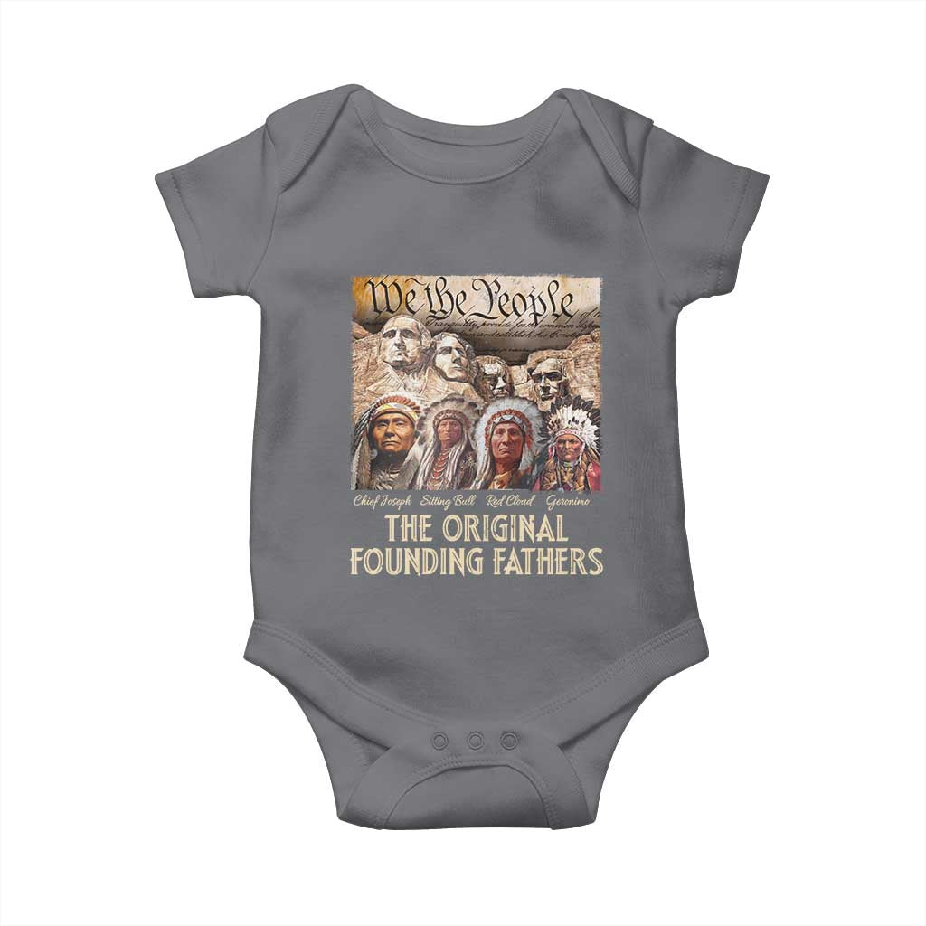 Native American Baby Onesie The Original Founding Fathers We The People Indian Tribe Chief - Wonder Print Shop