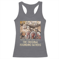 Native American Racerback Tank Top The Original Founding Fathers We The People Indian Tribe Chief - Wonder Print Shop