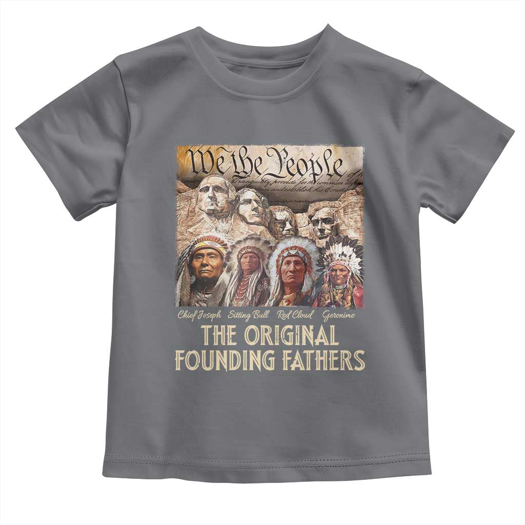 Native American Toddler T Shirt The Original Founding Fathers We The People Indian Tribe Chief - Wonder Print Shop