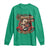 Native American Rider Long Sleeve Shirt American Indian Legendary Motorcycle Vintage Pin Up Girl - Wonder Print Shop