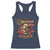 Native American Rider Racerback Tank Top American Indian Legendary Motorcycle Vintage Pin Up Girl - Wonder Print Shop