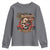 Native American Rider Youth Sweatshirt American Indian Legendary Motorcycle Vintage Pin Up Girl - Wonder Print Shop