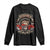 Native American Rider Long Sleeve Shirt American Indian Legendary Motorcycle Vintage Biker - Wonder Print Shop