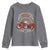 Native American Rider Youth Sweatshirt American Indian Legendary Motorcycle Vintage Biker - Wonder Print Shop
