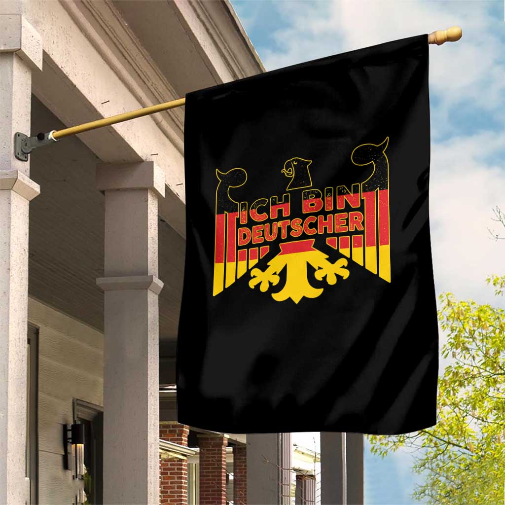 Proud Germany Garden Flag Ich Bin Deutscher Bundesadler Coat of Arms - Wonder Print Shop