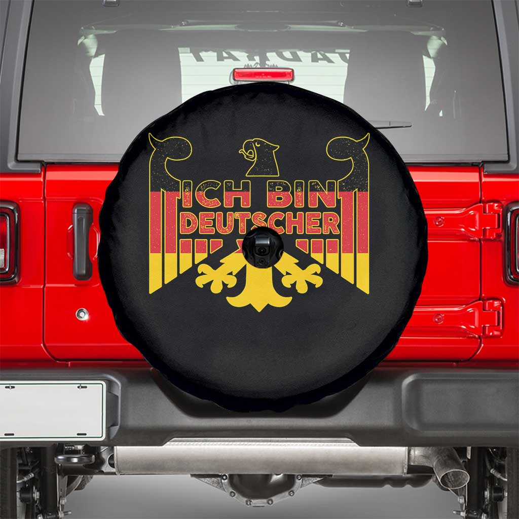 Proud Germany Spare Tire Cover Ich Bin Deutscher Bundesadler Coat of Arms - Wonder Print Shop