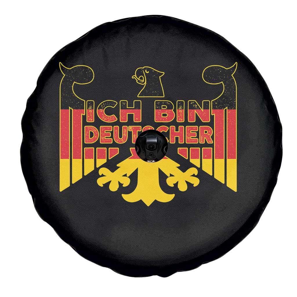 Proud Germany Spare Tire Cover Ich Bin Deutscher Bundesadler Coat of Arms - Wonder Print Shop
