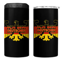 Proud Germany 4 in 1 Can Cooler Tumbler Ich Bin Deutscher Bundesadler Coat of Arms - Wonder Print Shop