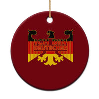 Proud Germany Ceramic Ornament Ich Bin Deutscher Bundesadler Coat of Arms - Wonder Print Shop