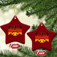 Proud Germany Ceramic Ornament Ich Bin Deutscher Bundesadler Coat of Arms - Wonder Print Shop