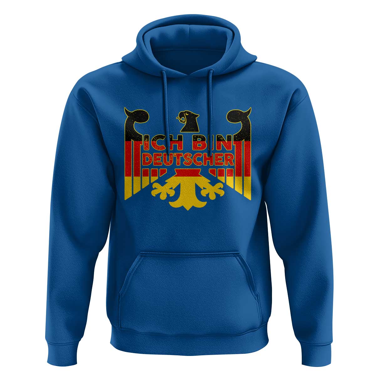 Proud Germany Hoodie Ich Bin Deutscher Bundesadler Coat of Arms - Wonder Print Shop