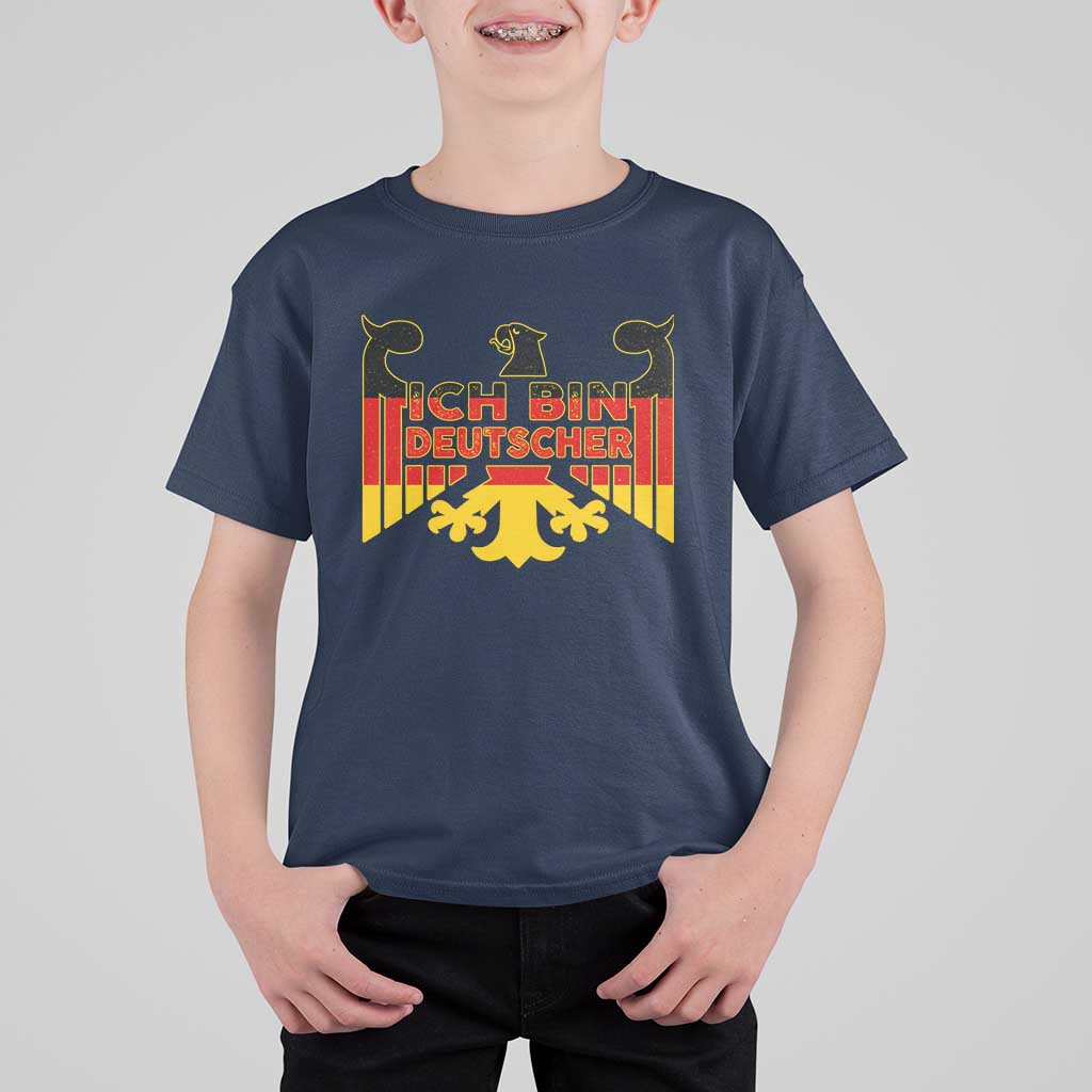 Proud Germany T Shirt For Kid Ich Bin Deutscher Bundesadler Coat of Arms - Wonder Print Shop