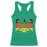 Proud Germany Racerback Tank Top Ich Bin Deutscher Bundesadler Coat of Arms - Wonder Print Shop