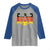 Proud Germany Raglan Shirt Ich Bin Deutscher Bundesadler Coat of Arms - Wonder Print Shop