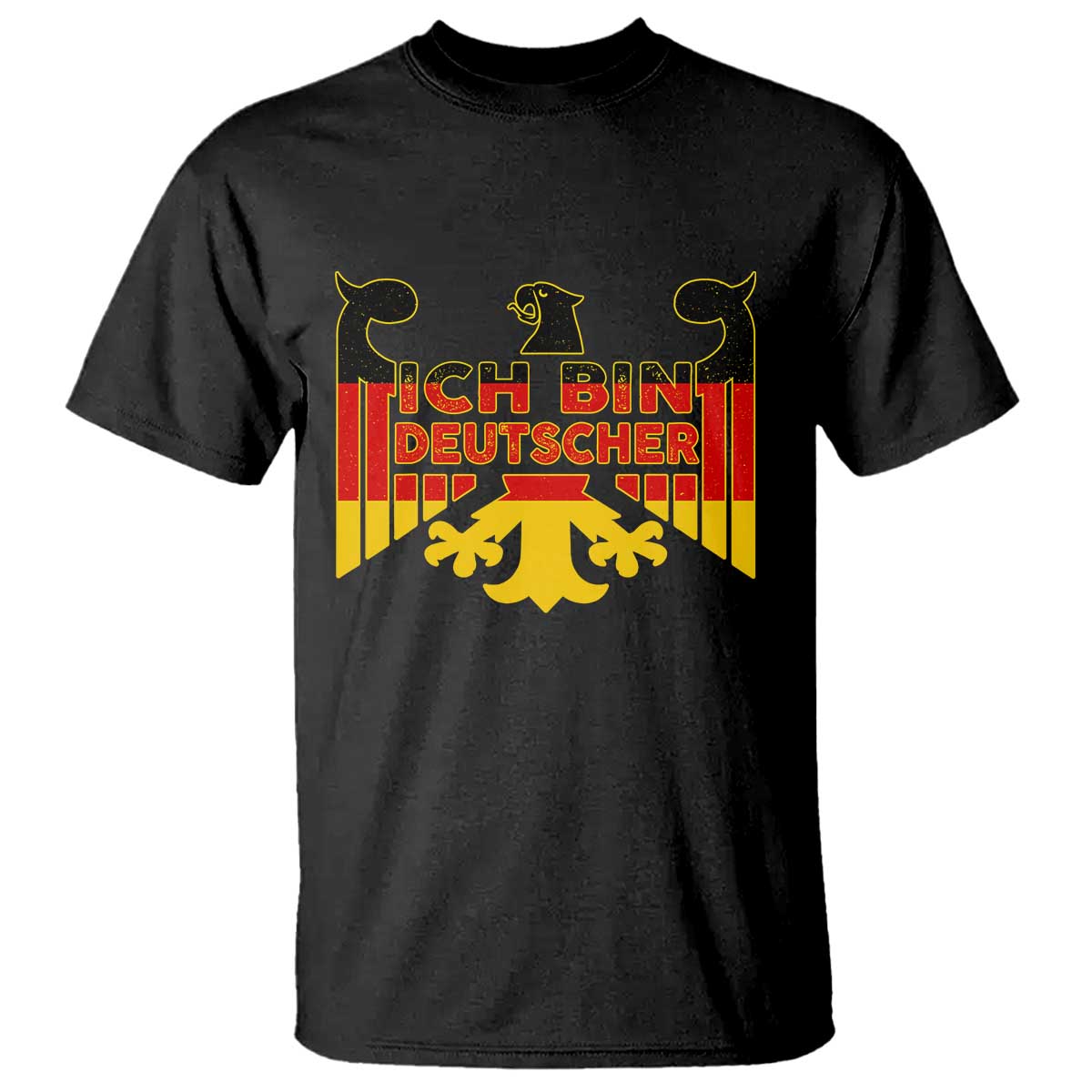 Proud Germany T Shirt Ich Bin Deutscher Bundesadler Coat of Arms - Wonder Print Shop