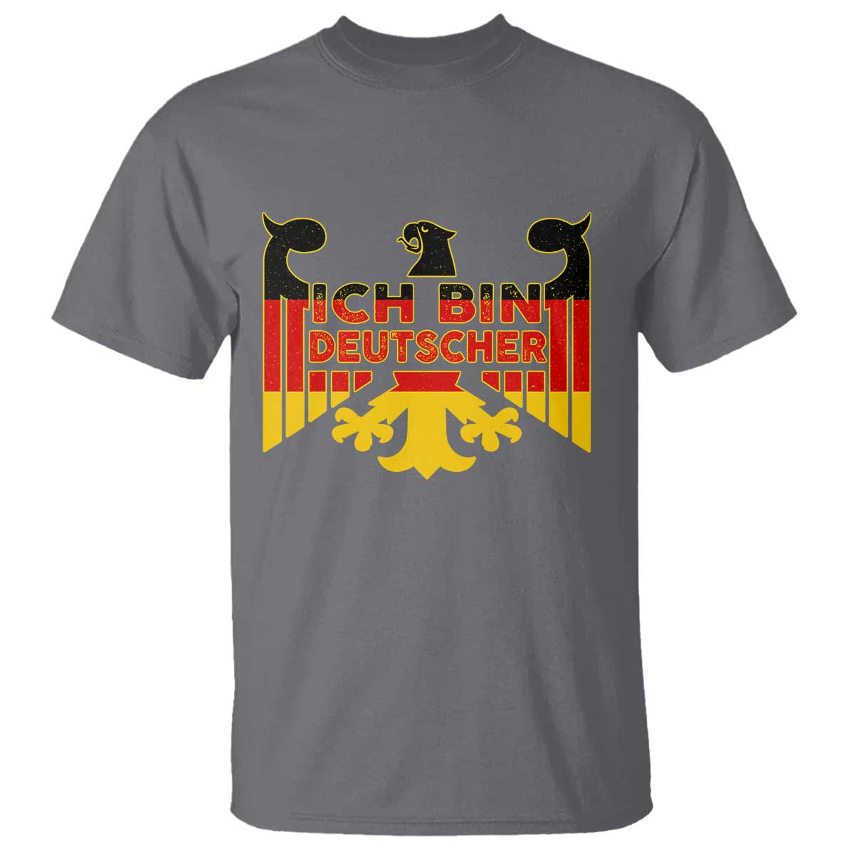 Proud Germany T Shirt Ich Bin Deutscher Bundesadler Coat of Arms - Wonder Print Shop