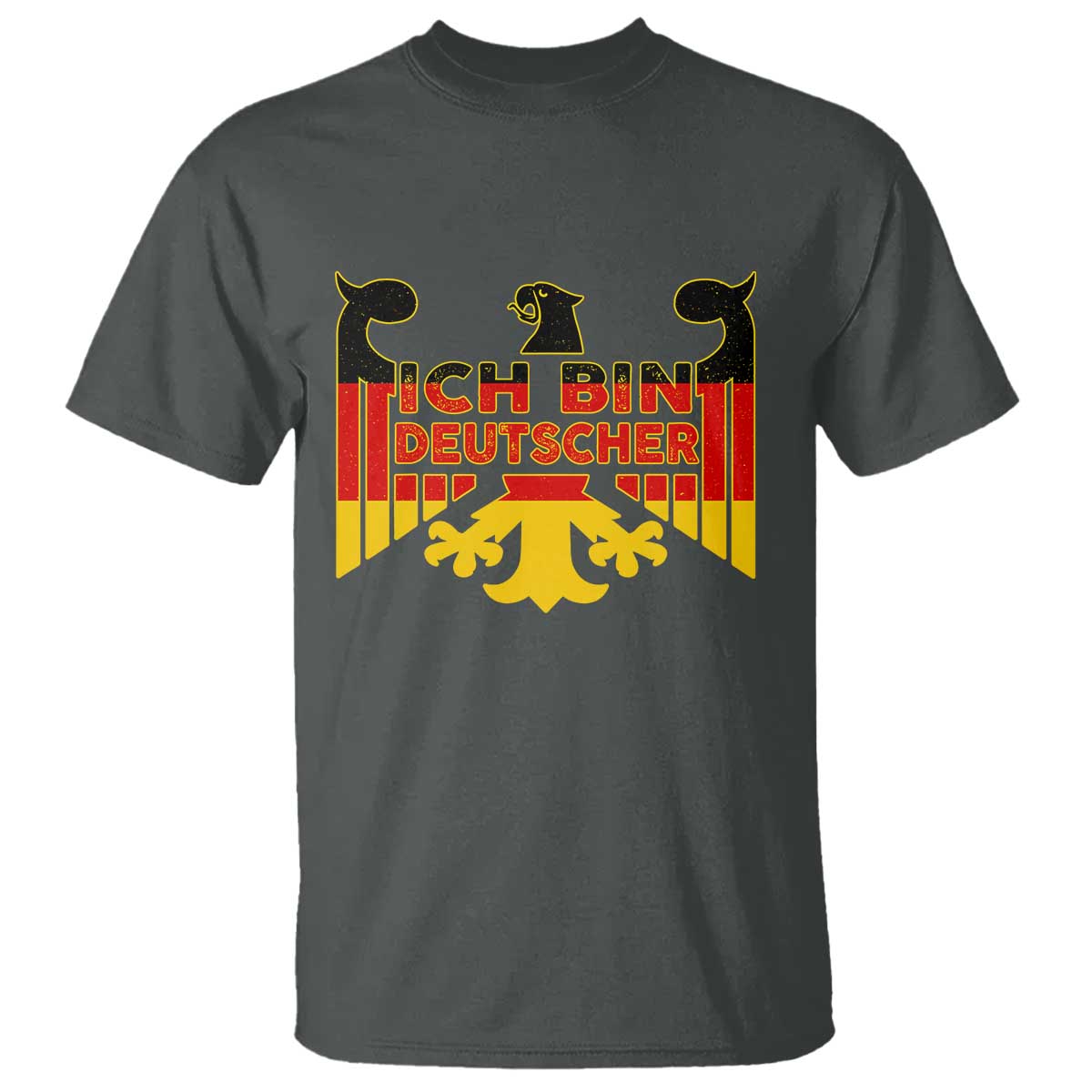 Proud Germany T Shirt Ich Bin Deutscher Bundesadler Coat of Arms - Wonder Print Shop