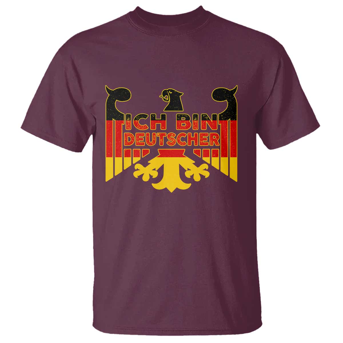 Proud Germany T Shirt Ich Bin Deutscher Bundesadler Coat of Arms - Wonder Print Shop
