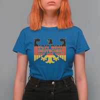 Proud Germany T Shirt For Women Ich Bin Deutscher Bundesadler Coat of Arms - Wonder Print Shop