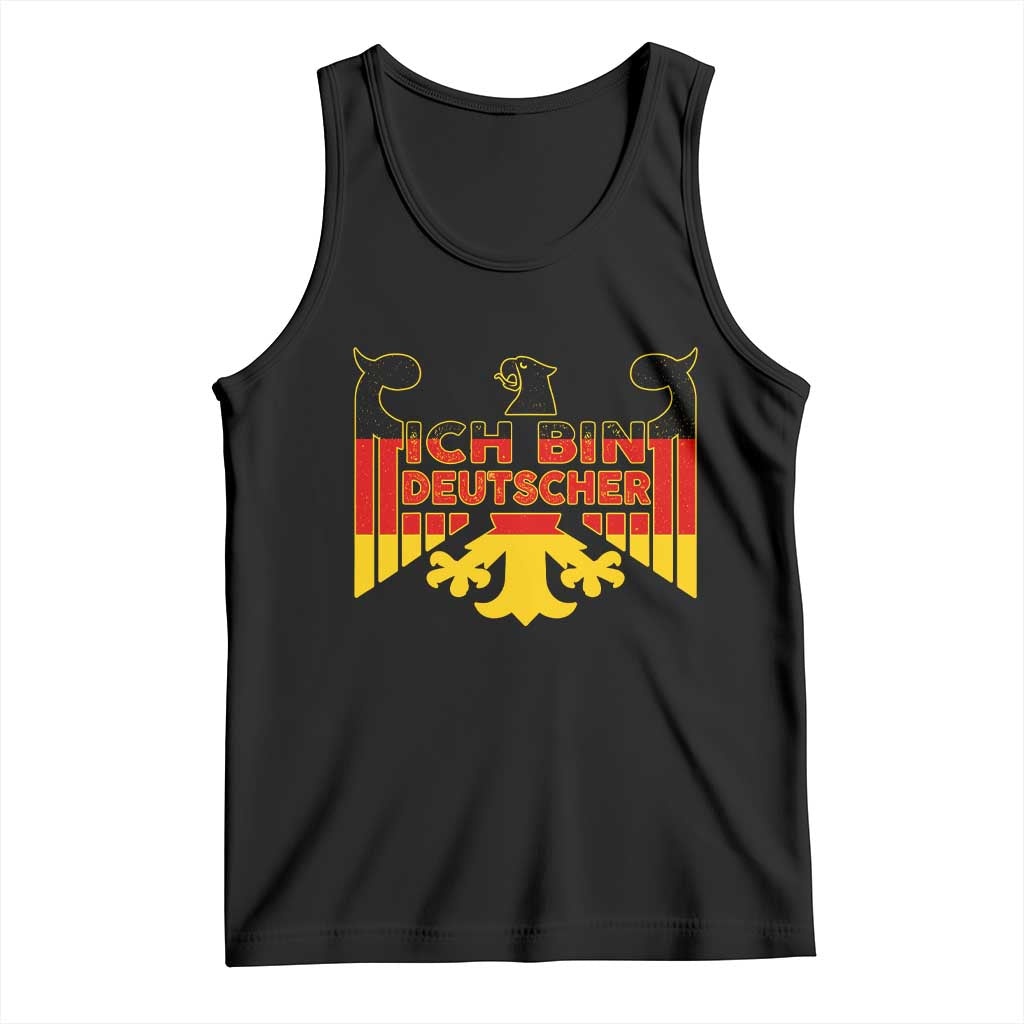 Proud Germany Tank Top Ich Bin Deutscher Bundesadler Coat of Arms - Wonder Print Shop