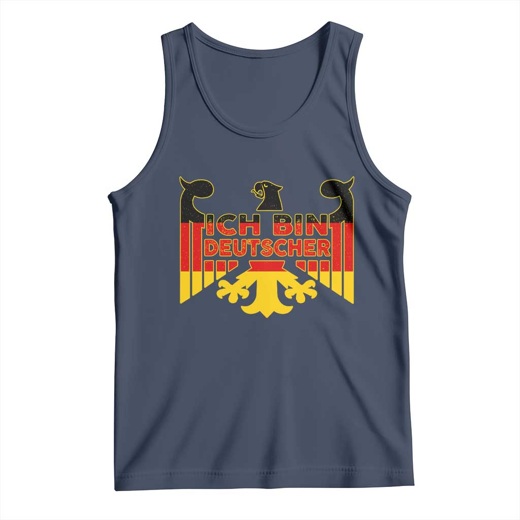 Proud Germany Tank Top Ich Bin Deutscher Bundesadler Coat of Arms - Wonder Print Shop