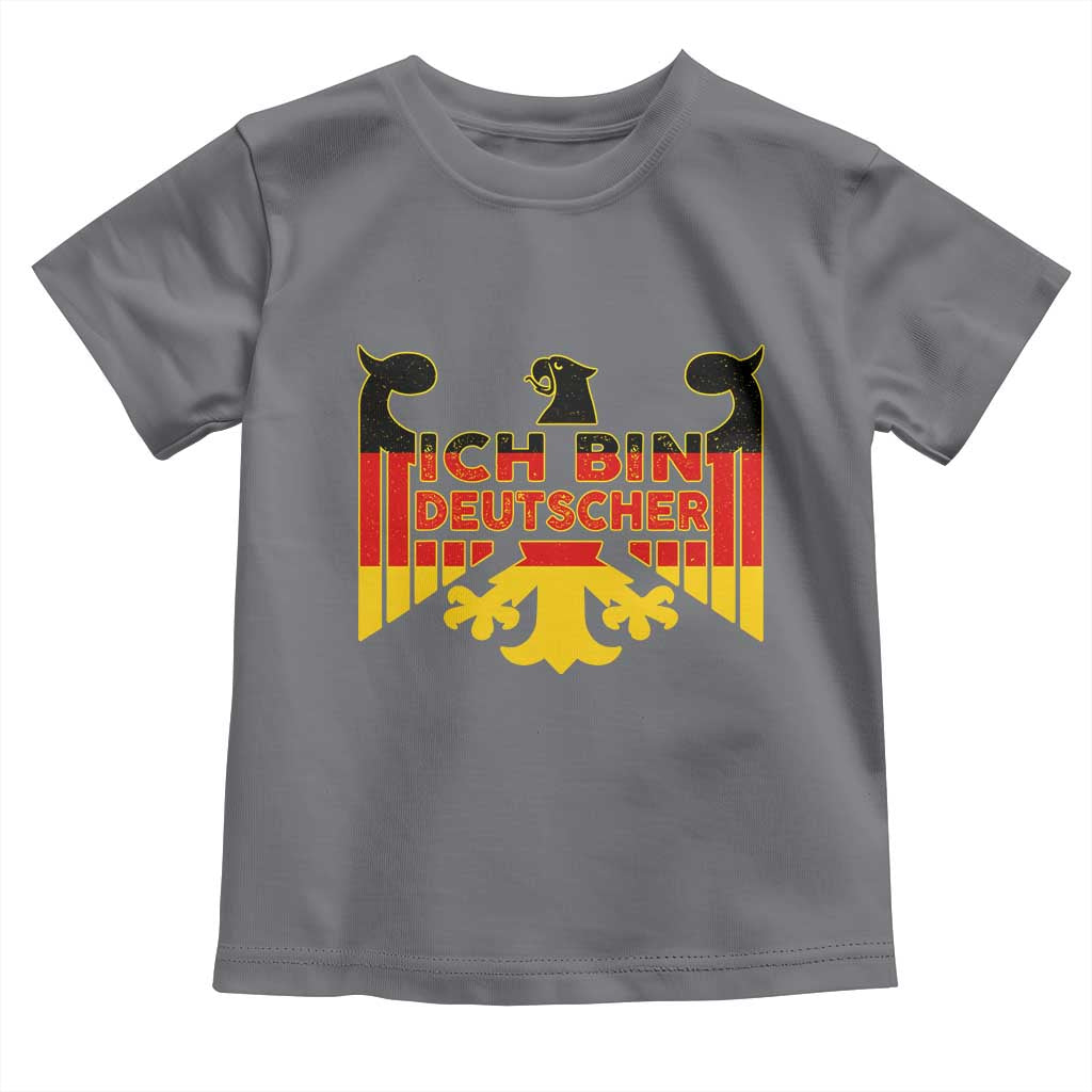 Proud Germany Toddler T Shirt Ich Bin Deutscher Bundesadler Coat of Arms - Wonder Print Shop